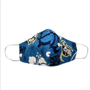 Aloha Print Turtle Face Mask